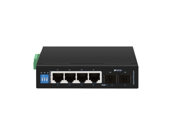 4 6 Ports Gigabit Unmanaged Industrial Ethernet PoE Switch