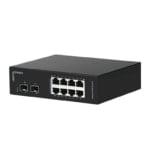 Industrial Gigabit unmanaged 8 ports PoE switch with 2 SFP