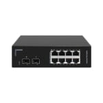 Industrial Gigabit unmanaged 8 ports PoE switch with 2 SFP