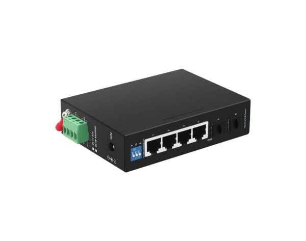 4 6 Ports Gigabit Unmanaged Industrial Ethernet PoE Switch