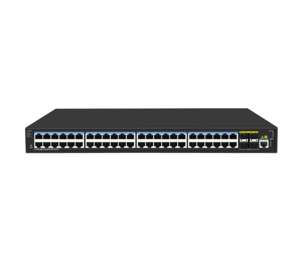 L3 managed 48 port poe switch with 4X10G SFP+