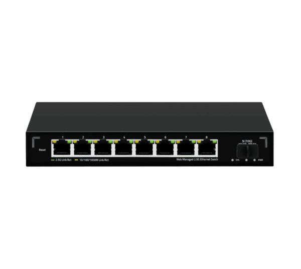 8 Ports 2.5G Ethernet Switch 10G SFP+ Web Management Network Switch