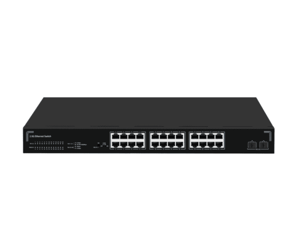 24-Ports 2.5G Unmanaged Ethernet 20G SFP+ Network Switch